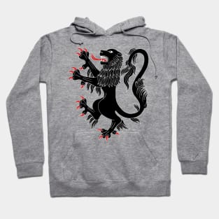 Lion Rampant Sable Hoodie